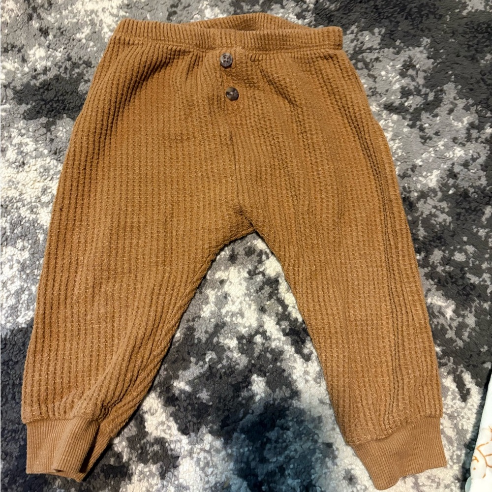 Old Navy Kids Tan Textured Joggers